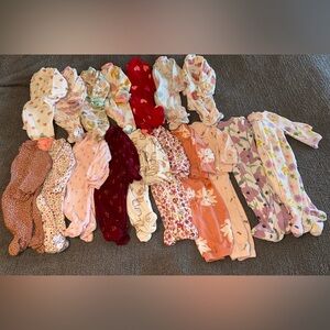 Newborn Baby One-Piece Sleeper Bundle (17 pcs)